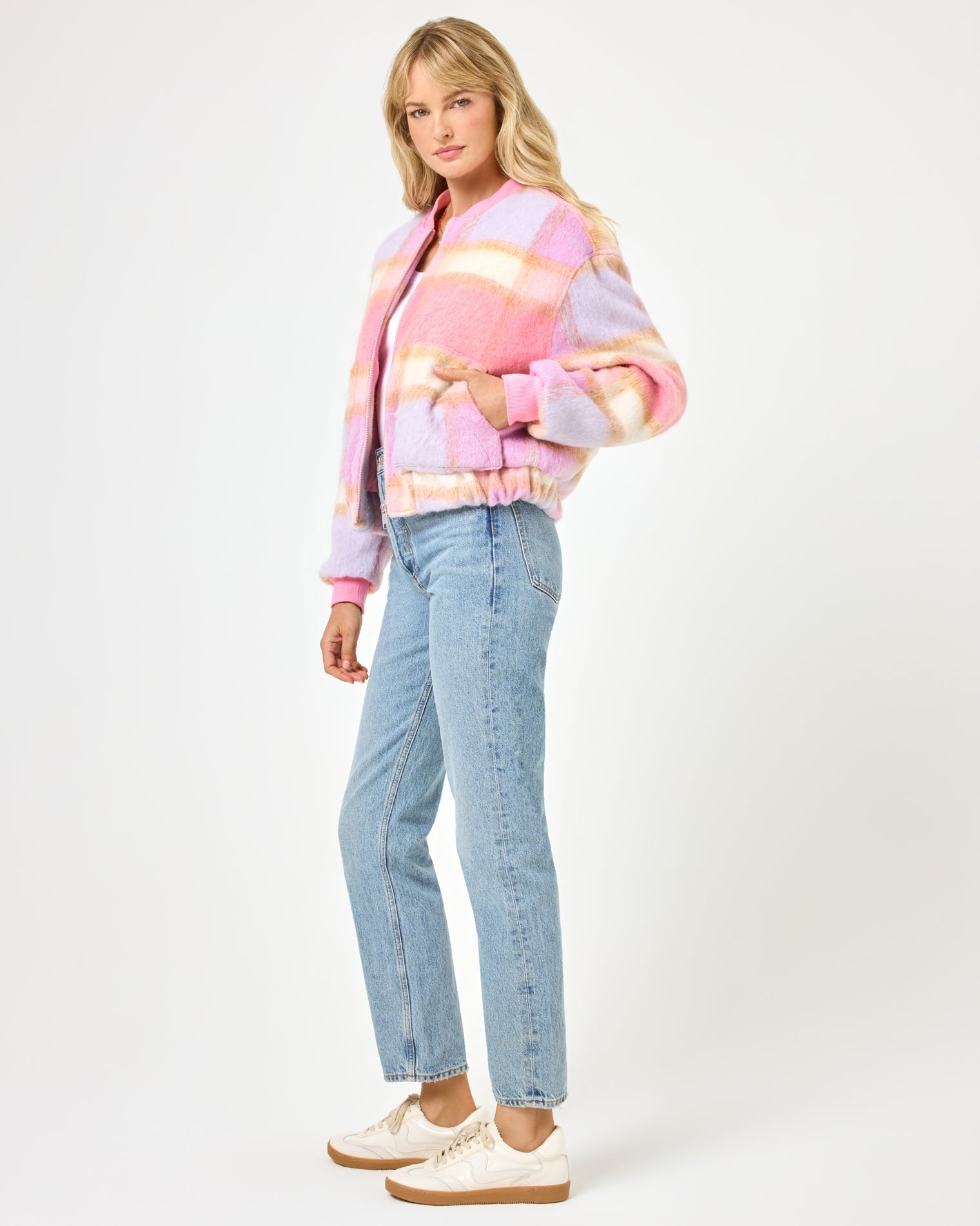 LSPACE LSPACE Quinn Jacket - Point Dume Plaid - Clothing