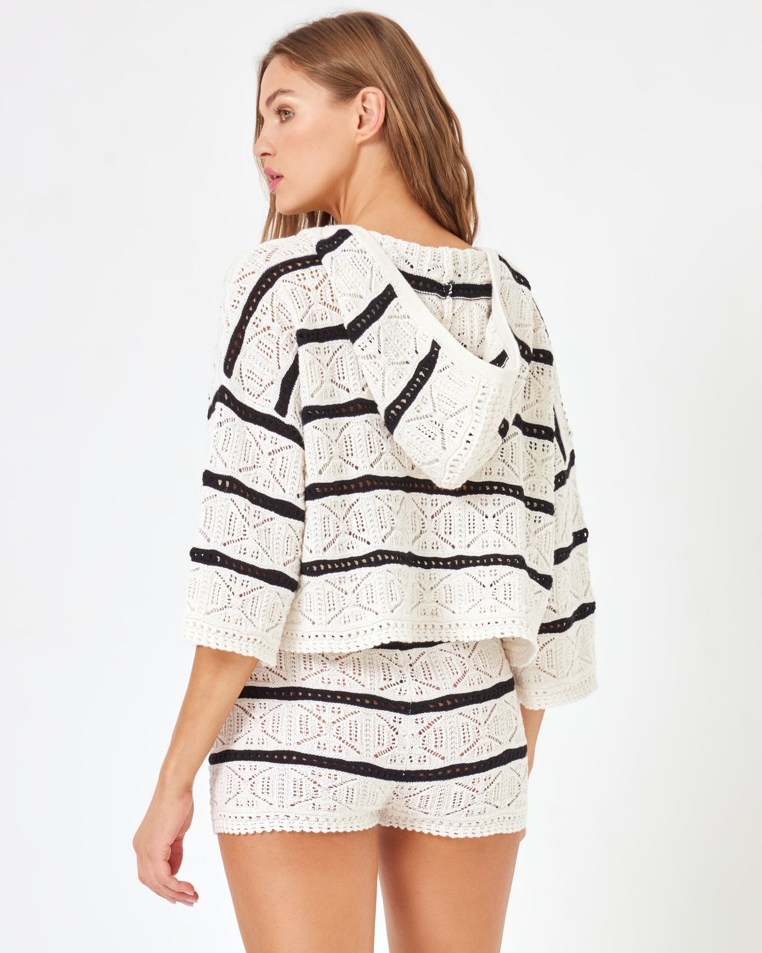 LSPACE LSPACE Striped Diamond Eyes Short - Starcrossed Stripe - Clothing