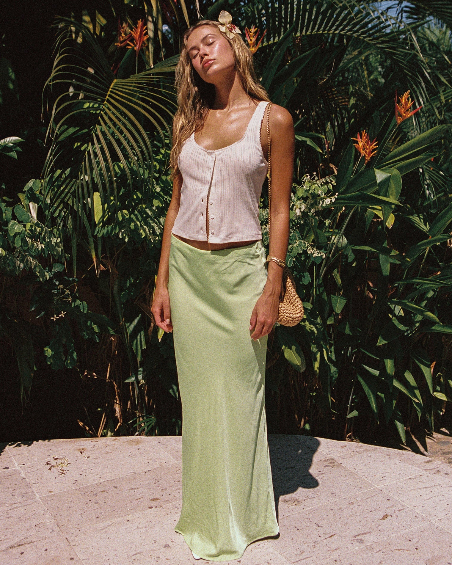 LSPACE LSPACE Sweet As Honey Skirt - Honeydew - Clothing