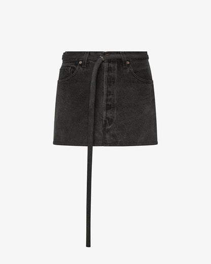 LSPACE aligrace Belted Mini Skirt - Black - Clothing