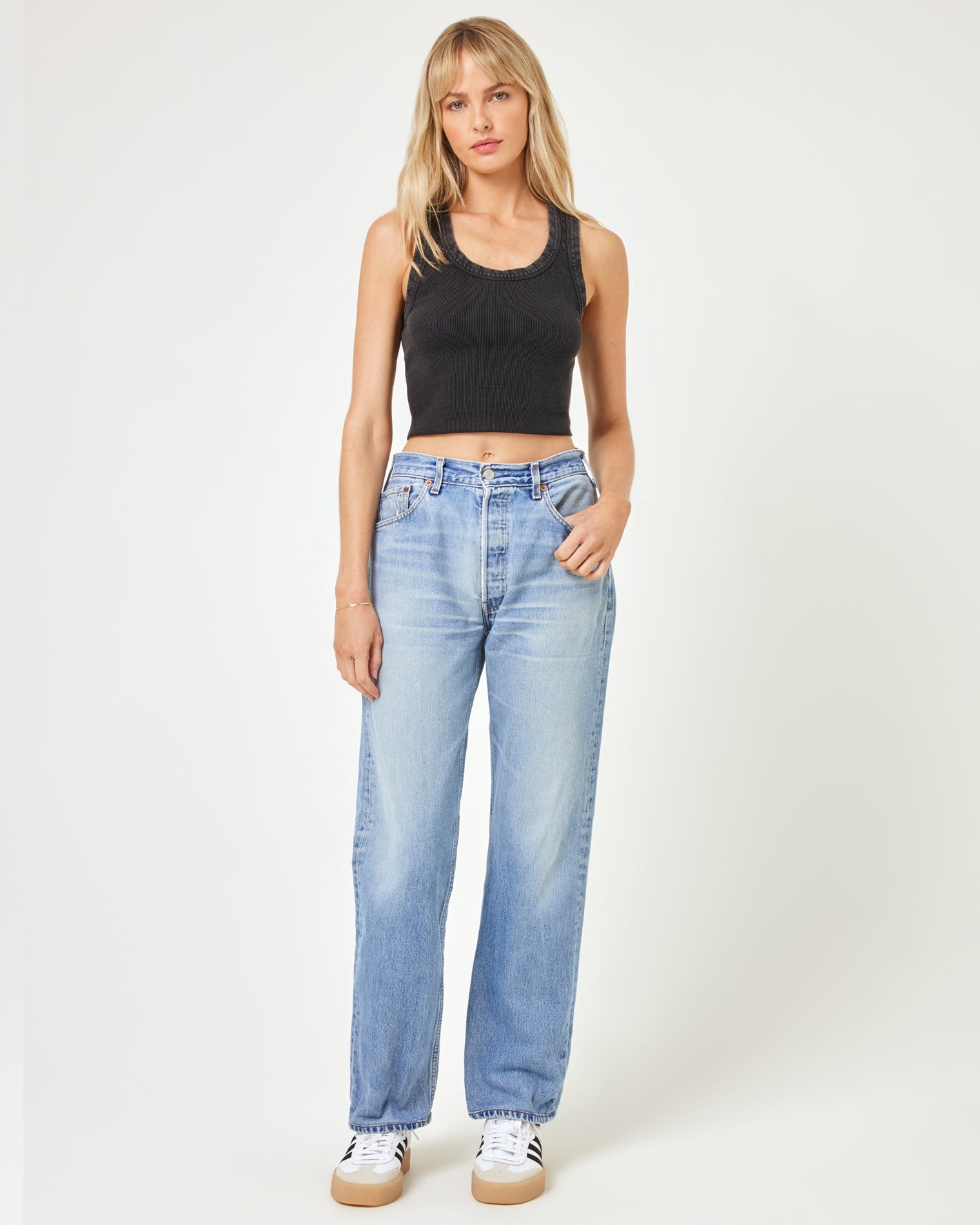 LSPACE aligrace Brigette Baggy Denim Pant - Clothing