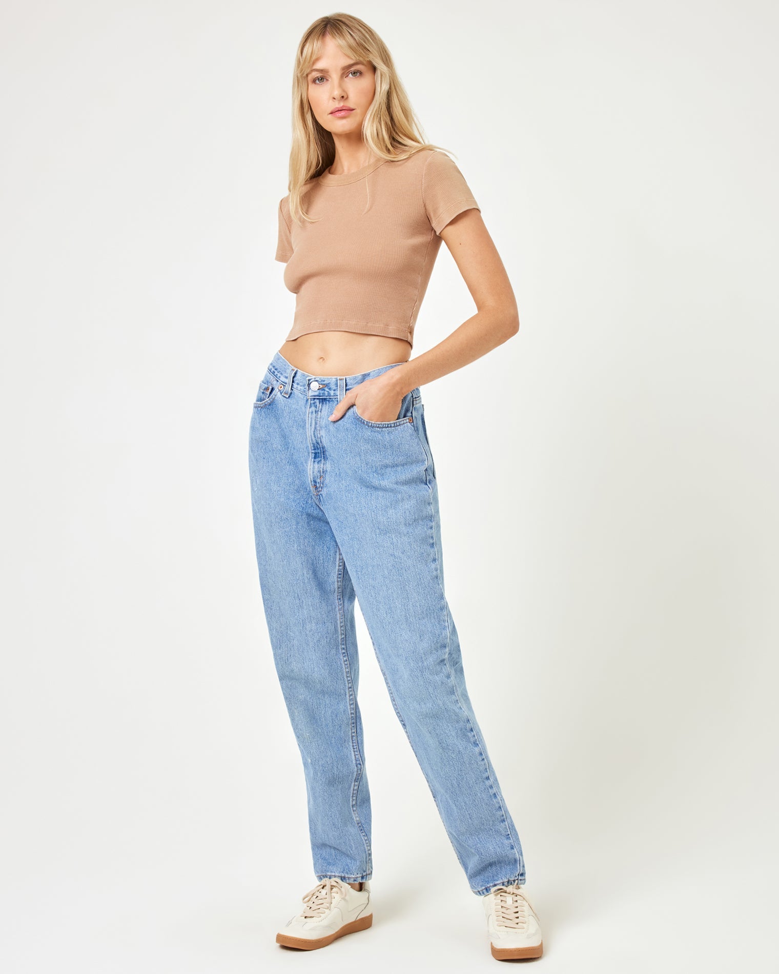 LSPACE aligrace Michelle Tilted Denim Pant - Clothing