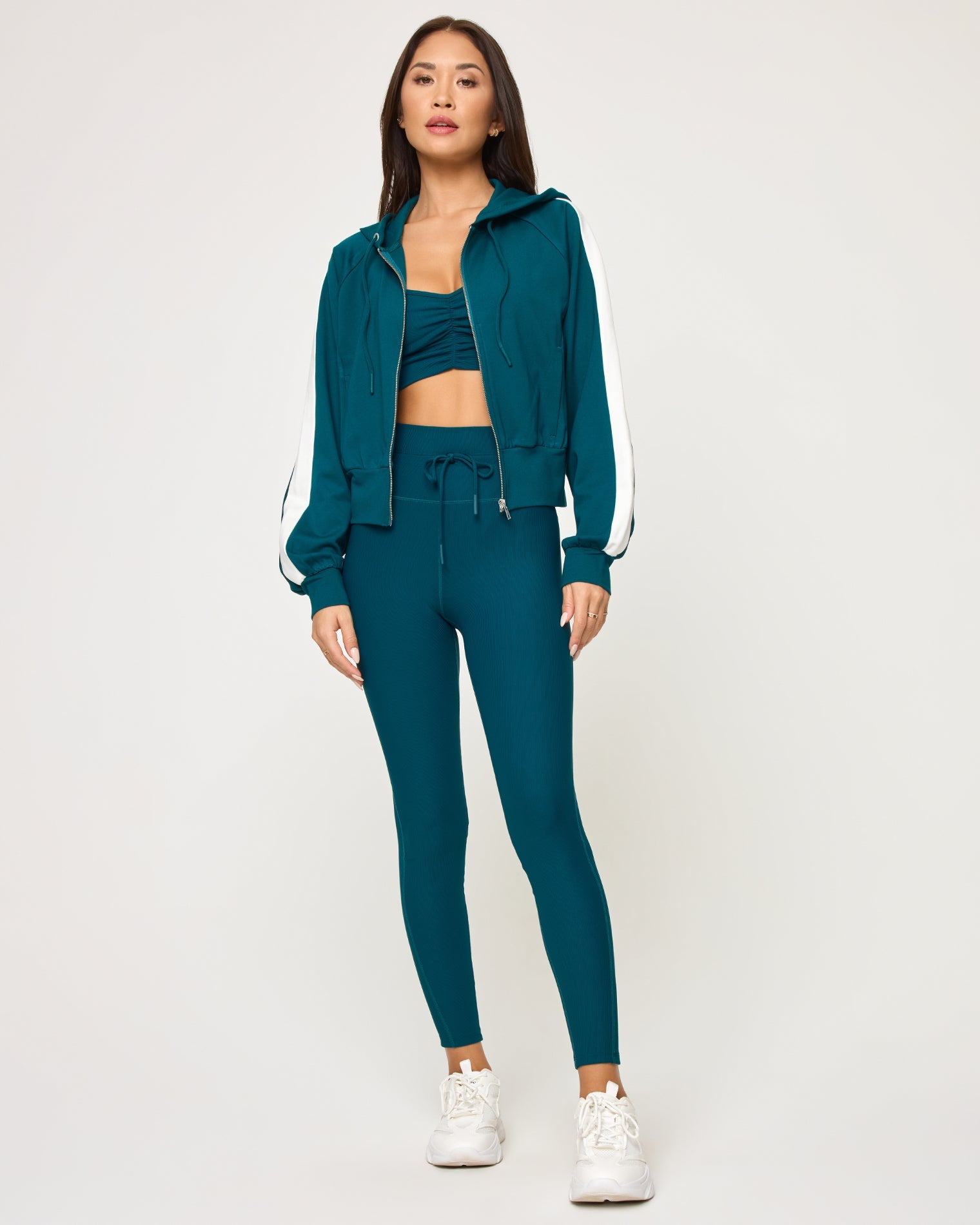 LSPACE LSPACE Back To Back Jacket - Deepteal-Cream - Active