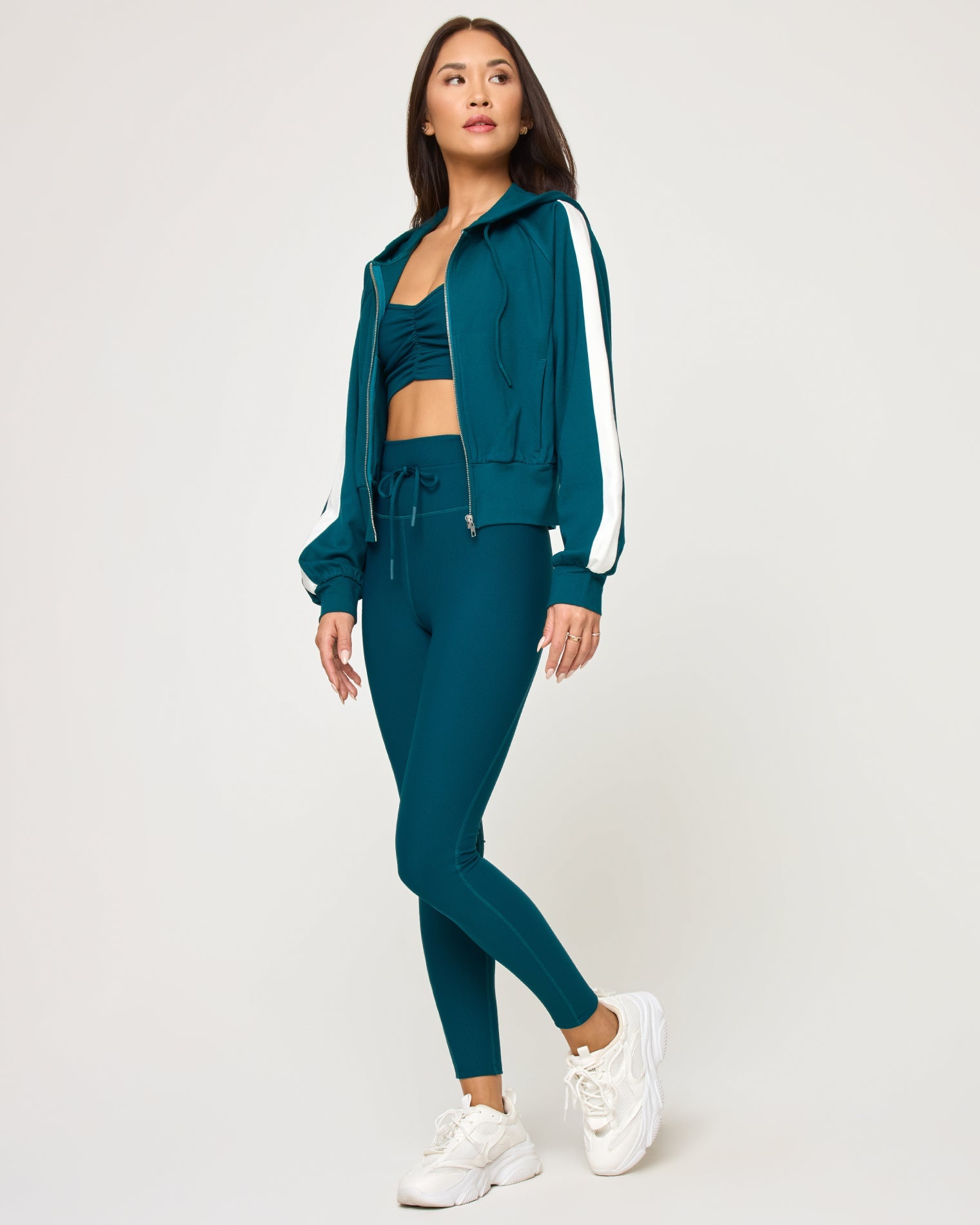 LSPACE LSPACE Back To Back Jacket - Deepteal-Cream - Active