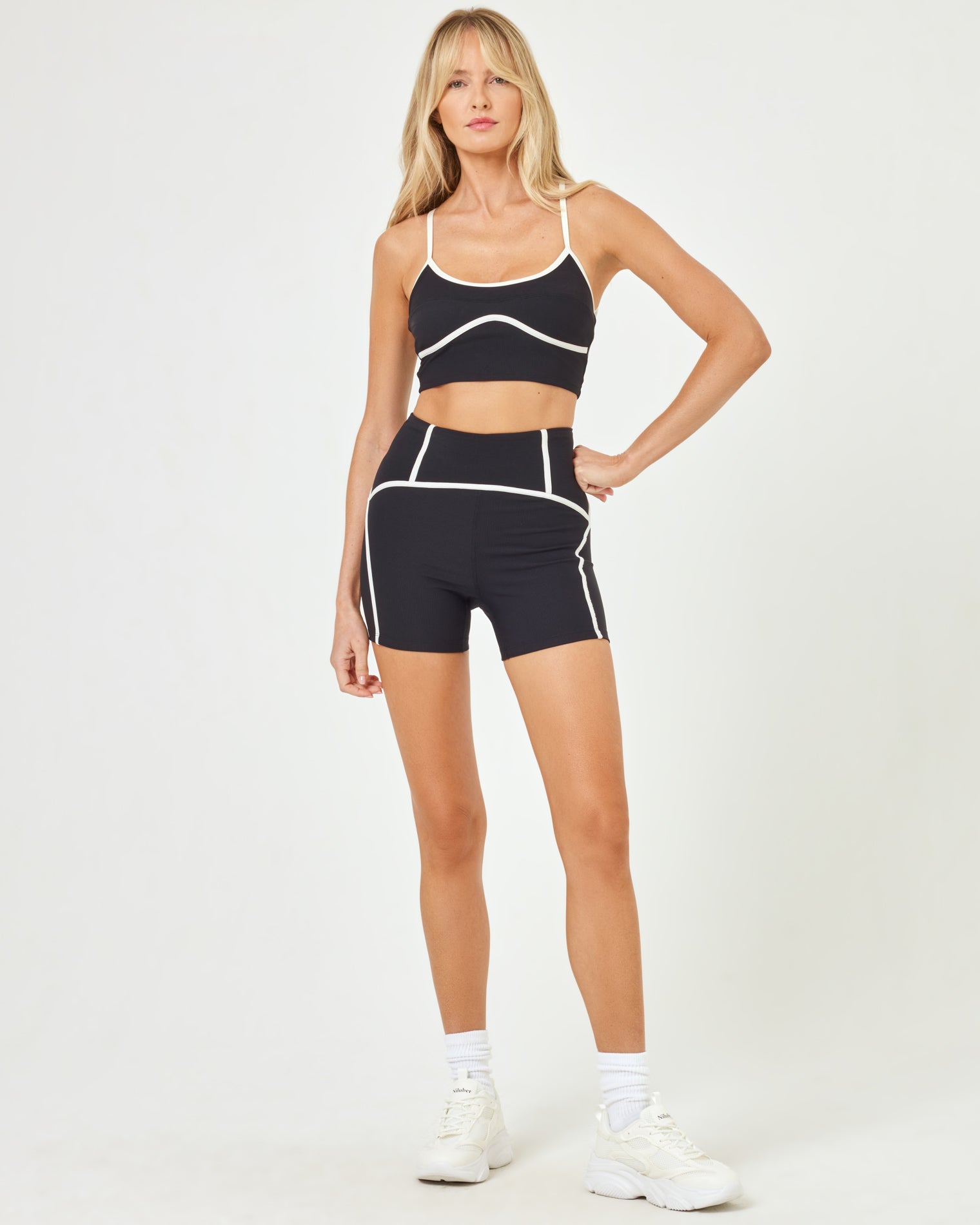 LSPACE LSPACE Revel Short - Deepteal-Cream - Active