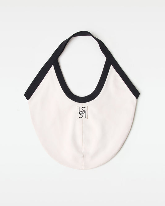 LSPACE LSPACE Bronte Canvas Bag - Black-Cream - Swim|Clothing