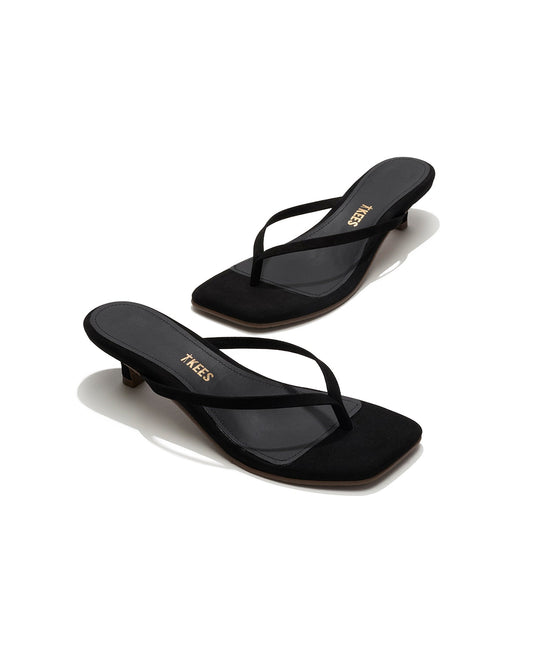 LSPACE TKEES Square Toe Julia Suede - Black - Swim|Clothing