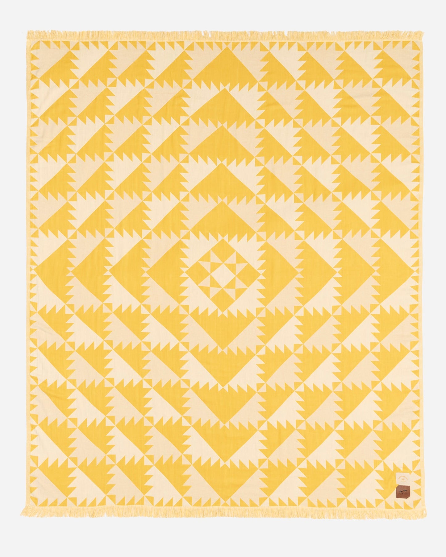 LSPACE Slowtide Daydream Driftweave Beach Blanket - Curry - Clothing