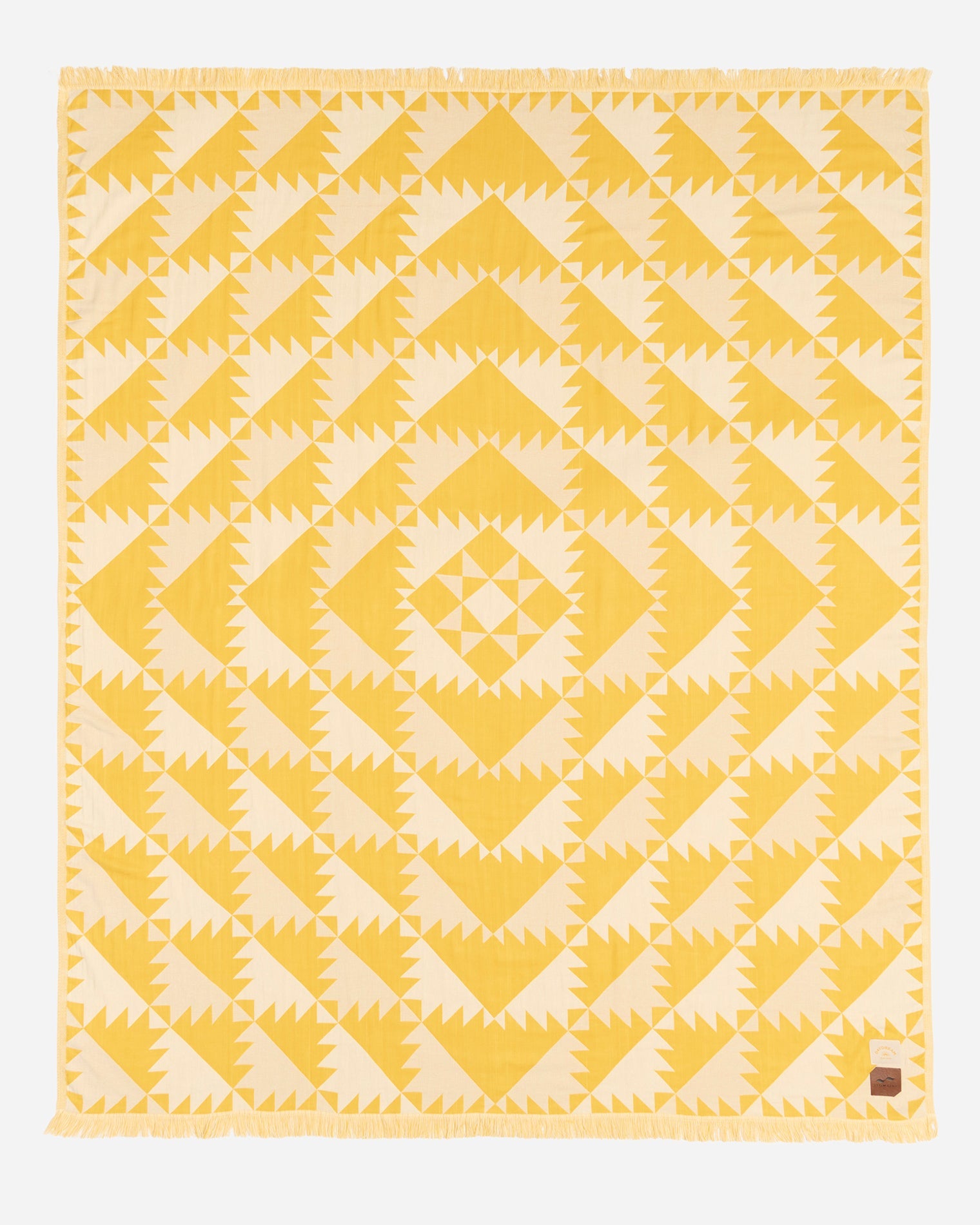 LSPACE Slowtide Daydream Driftweave Beach Blanket - Curry - Clothing