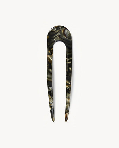 LSPACE Machete French Hair Pin - Midnight Horn - Clothing